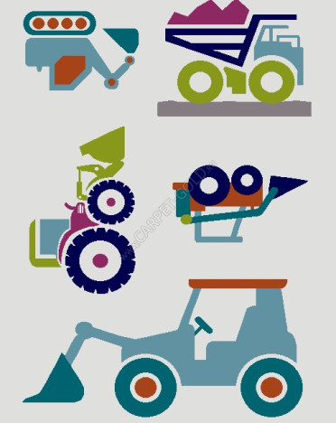 Ковер египетский 1330 Sonic Kids (Полипропилен)