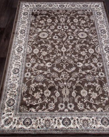 Ковер российский d251 Valencia Delux (Хит-сет, коричневый)