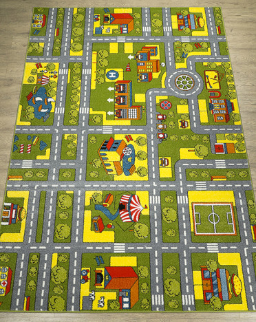 Ковер российский 20511-22011 Круиз (Хит-сет, зеленый, разноцветный)