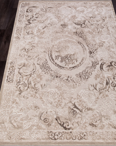 Ковер турецкий 03701A ARMINA (PP Heatset Высокоплотный, бежевый)