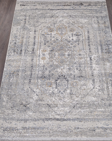 Ковер турецкий B102A MAXELL (Вискоза, серый)