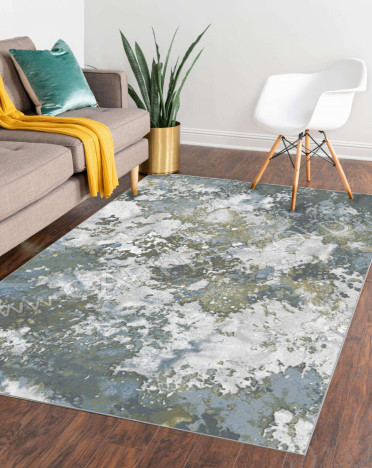 Ковер бельгийский 85007_5191 Mayumi (Вискоза, серый)