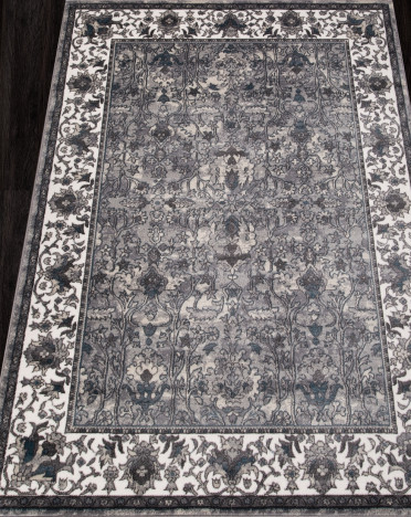 Ковер российский D741 ATLANTIS (PP Heatset Высокоплотный, серый)