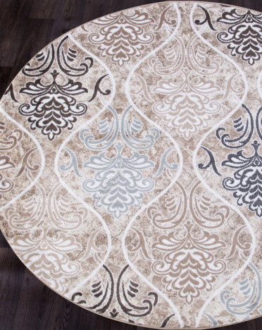 Ковер российский d310 Valencia Delux (Полипропилен, голубой, кремовый)