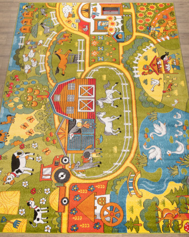 Ковер российский 20724-22011 Фэнси (Фризе, зеленый)