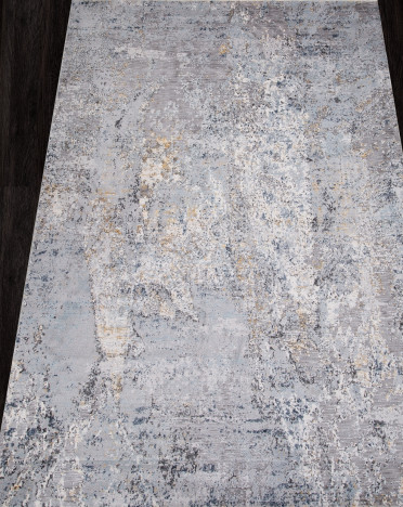 Ковер турецкий L0766B PETRA (Полиэстер, серый)