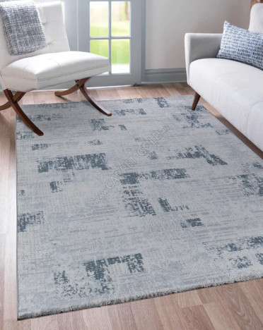 Ковер турецкий B0847A Coruna (Полипропилен, синий, серый)