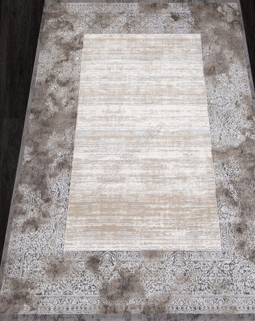 Ковер турецкий 04070C ARMINA (PP Heatset Высокоплотный, бежевый, серый)