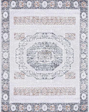 Ковер турецкий 8560 Exclusive (Акрил, бежевый, серый)