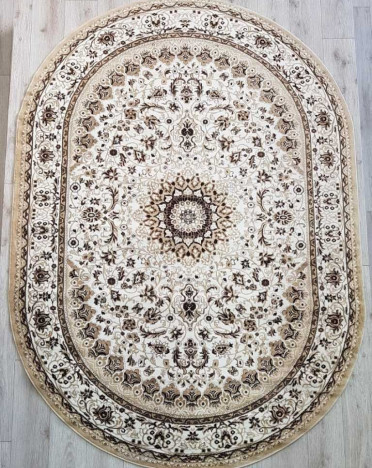 Ковер белорусский 1632A5O Монако (Хит-сет, кремовый)