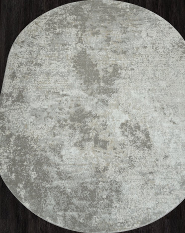 Ковер российский F195 SIRIUS (Хит-сет, серый) овальный