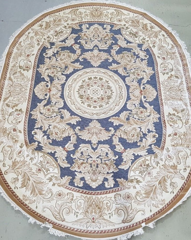 Ковер бельгийский 5054498500 KUNDUZ (Вискоза, серый, кремовый)