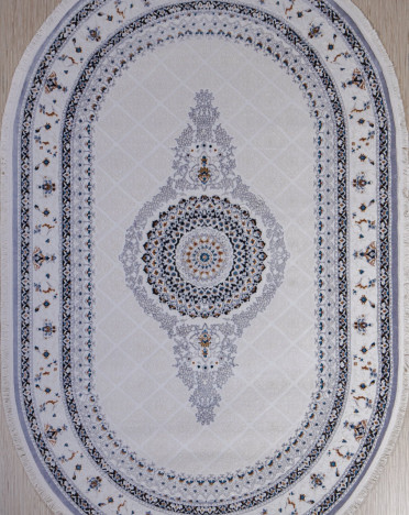 Ковер турецкий 4836A Amira (Полиэстер хит-сет, серый)