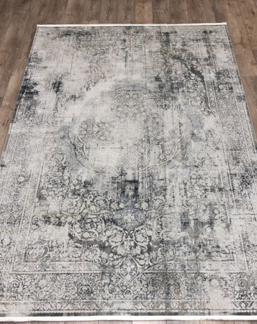 Ковер турецкий 1955 Elexus Olimpos (Бамбуковый шелк, серый)