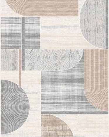 Ковер российский 22116-25354 Визион (PP Heatset Высокоплотный, бежевый, серый)