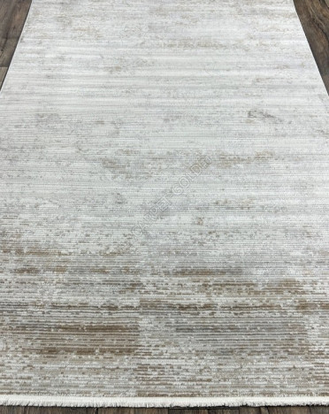 Ковер турецкий FY75A MISSHA (Полиэстер, бежевый, серый)