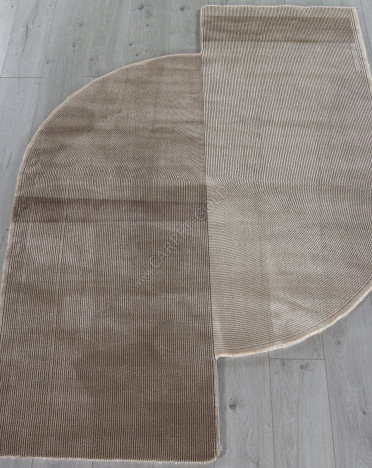 Ковер турецкий 00833C SAFIR (PP Heatset Высокоплотный, коричневый)