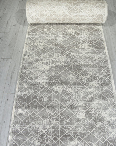 Ковер турецкий GA033G Karmen Hali (PP Heatset Высокоплотный, серый)