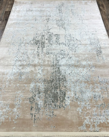 Иранский ковер Iran VERSAILLES 4390 (Бамбуковый шелк, бежевый, серый)