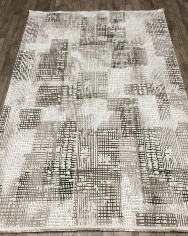 Турецкий ковер Elite Carpet OTTO 30142A (Полиэстер, бежевый, зеленый)