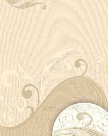 Ковер монгольский 6A974/130S Hunnu Relief (Шерсть, бежевый)