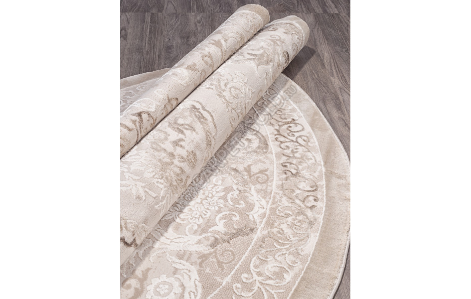 Ковер 03701A - BROWN / BROWN - Круг ARMINA