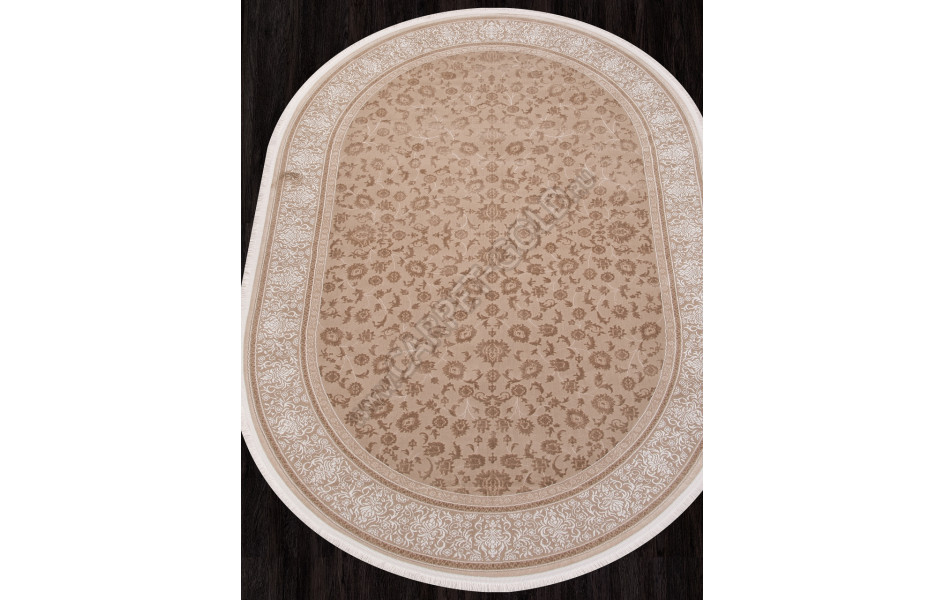 Ковер SI040A - BROWN / BROWN - Овал - коллекция LISSABON