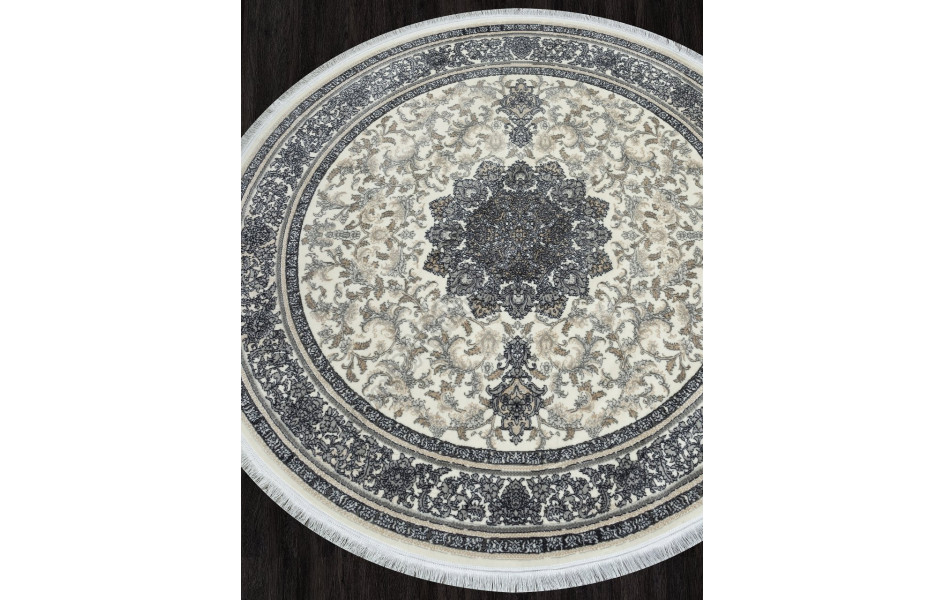 Ковер 752305 - 000 - Круг - коллекция KASHAN
