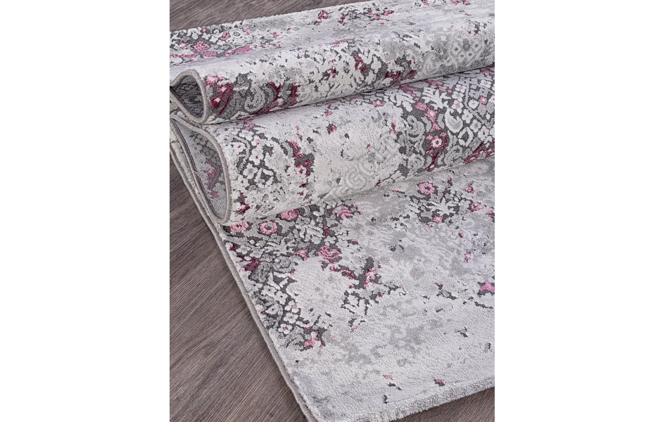 Ковер 23418 - 950 GREY / PURPLE - Прямоугольник - коллекция GRAND